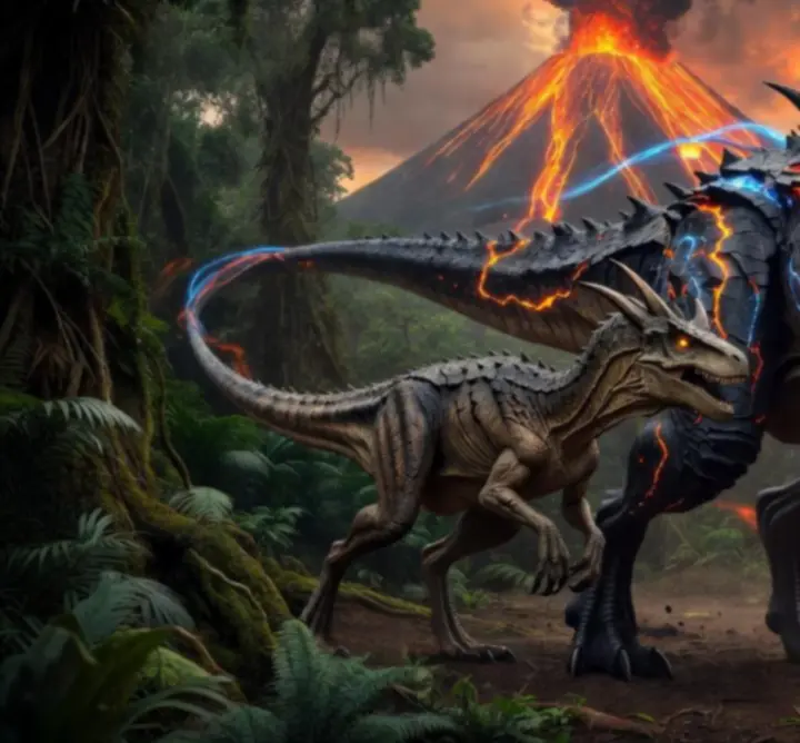 Dramatikus dinoszaurusz átalakulás páncéllal és új színekkel